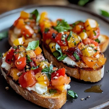 Bruschetta aux Pêches avec Ricotta Fouettée: An Incredible 5-Minute Recipe 4 bgz43rbvig8ql7ku6abt